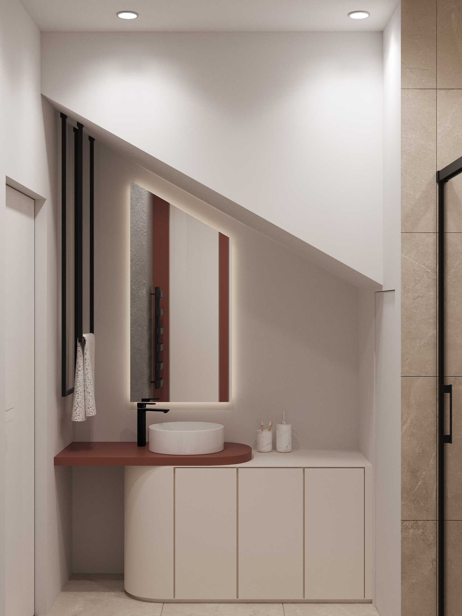 现代阁楼与民族图案-10