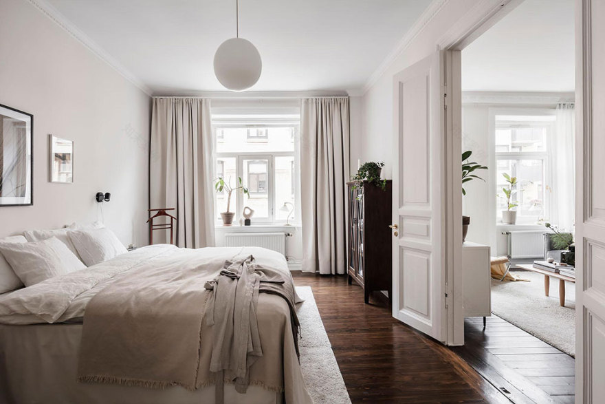 优雅神秘的斯堪的纳维亚风格公寓-10