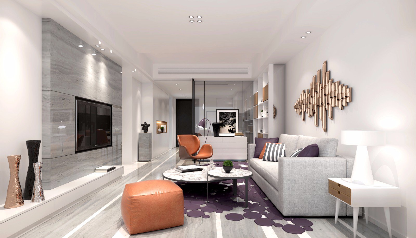 福州世欧王庄 3#03型现代简约样板间-37