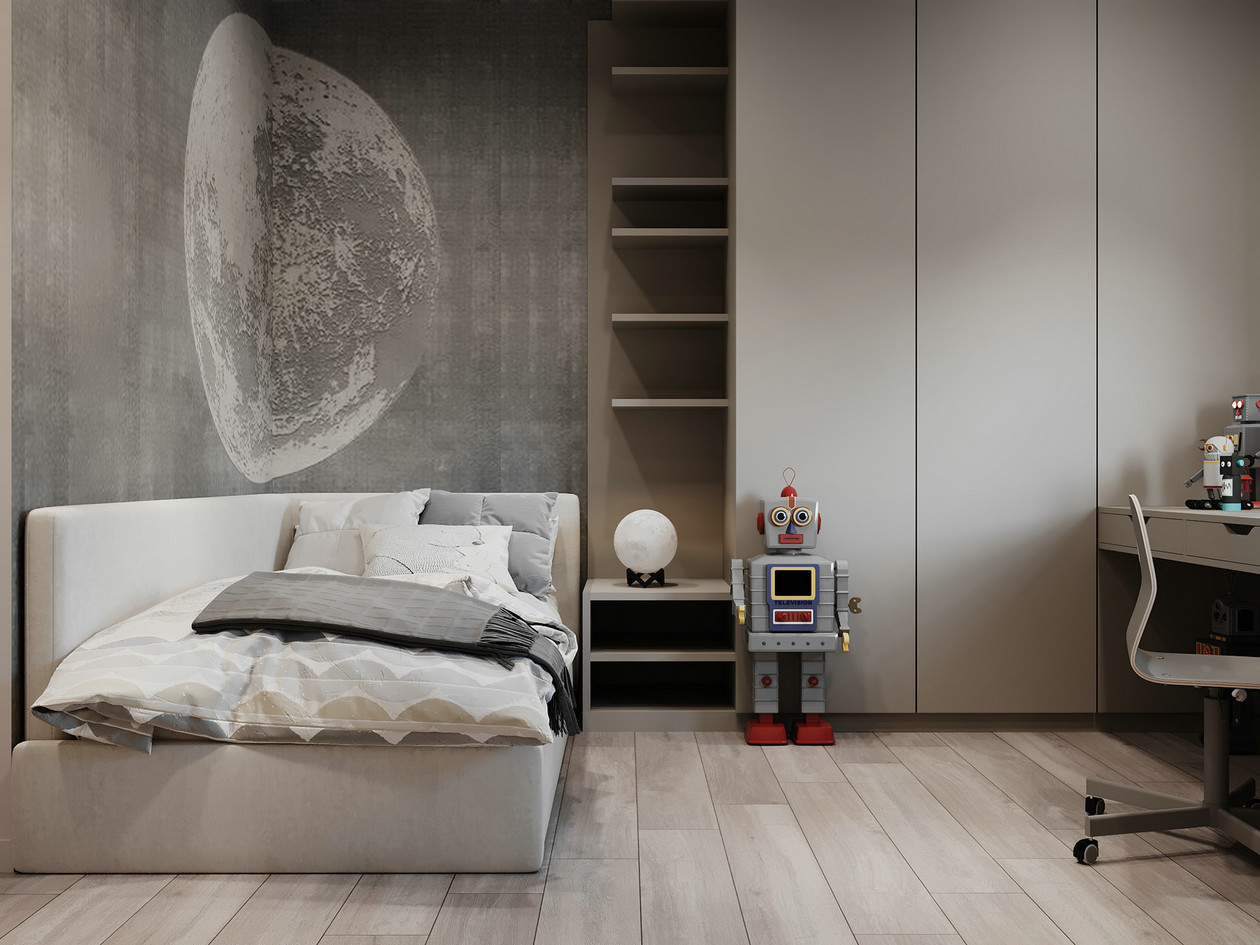 高级灰色系公寓设计-19