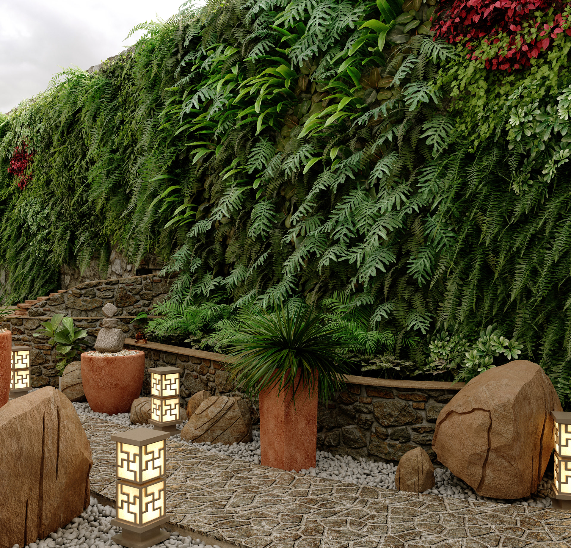 日式别墅景观丨沙特阿拉伯-14