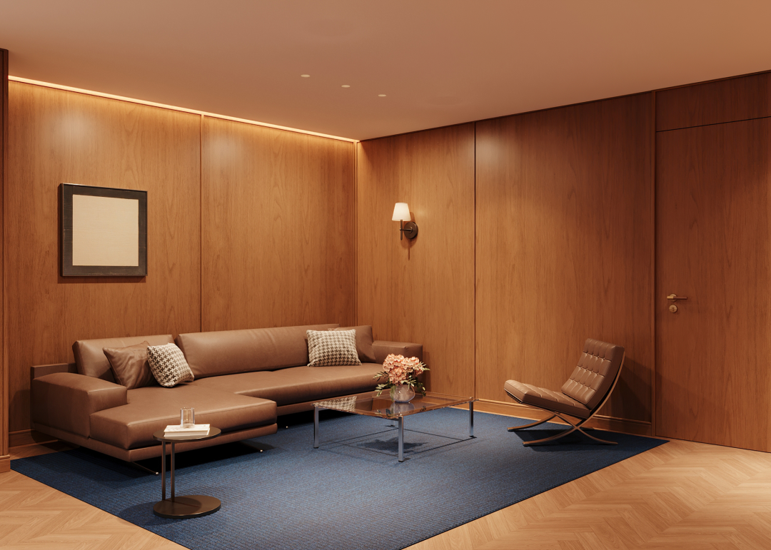 OFFICE|复古摩登以经典定义美学办公空间-47