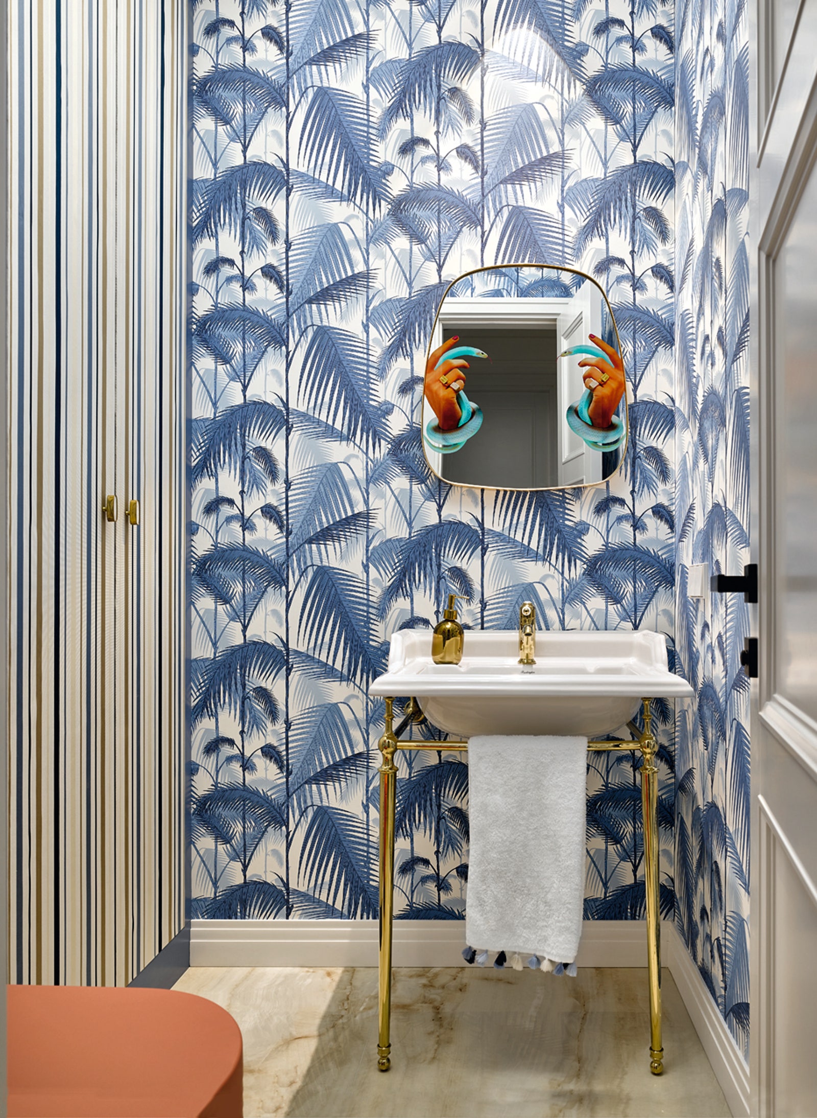 摩登中式 | 莫斯科公寓的惊艳改造-30