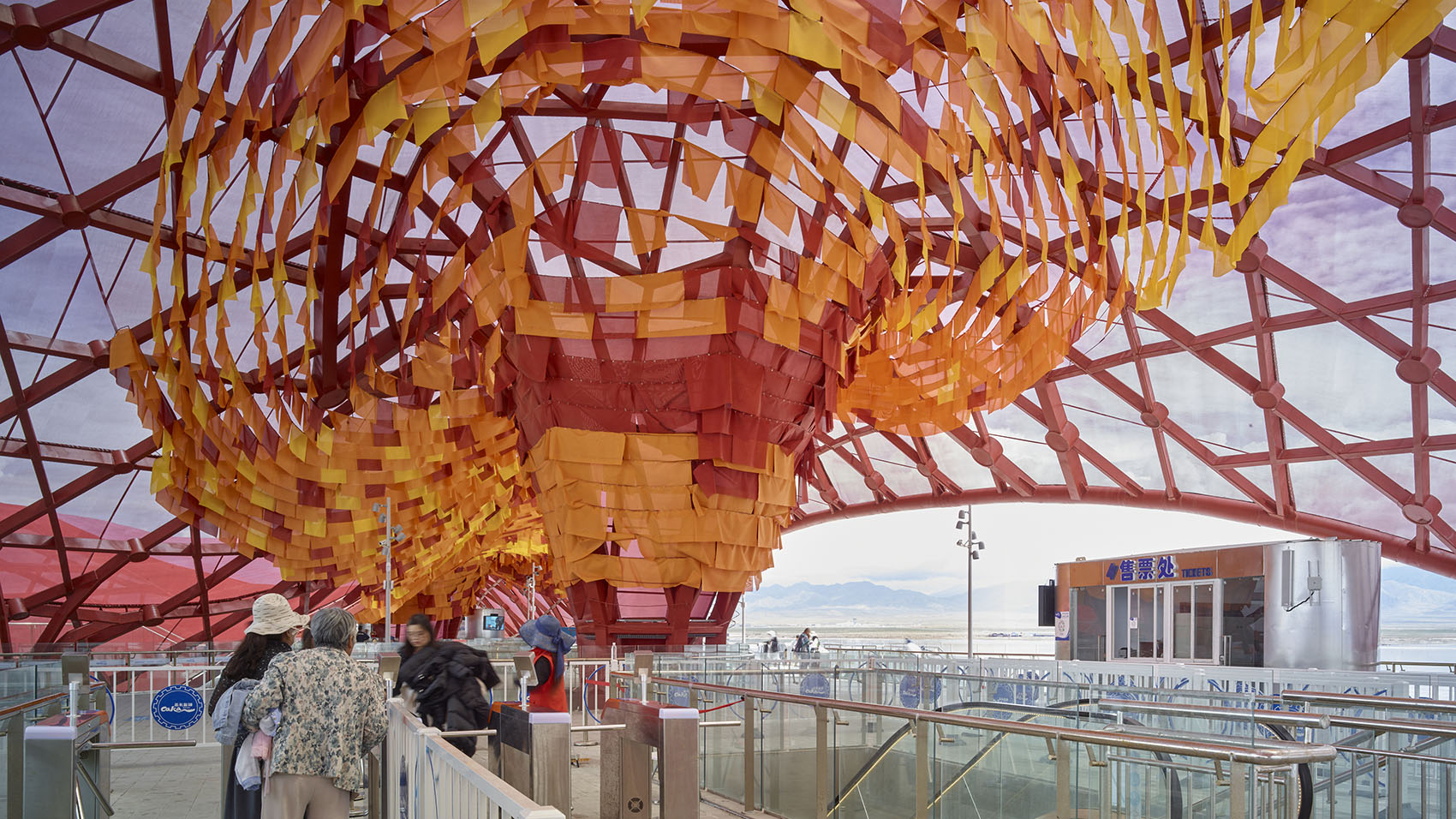 茶卡风·茶卡盐湖观光火车站丨中国海西丨清华大学建筑设计研究院素朴工作室等-61