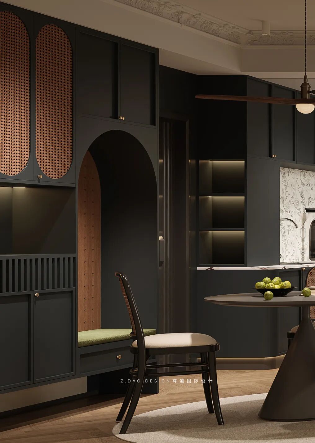 尊道新作|合肥『紫竹苑』90后偷偷爆改旧房，法式复古风，宅瘾超标！-46