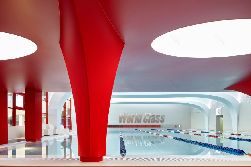 WORLD CLASS 健身中心,建筑的形体曲线是人运动的终极目标-4