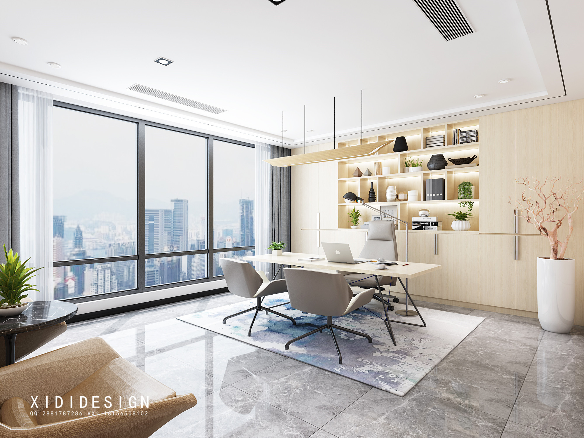 办公室经理室老总办公-12