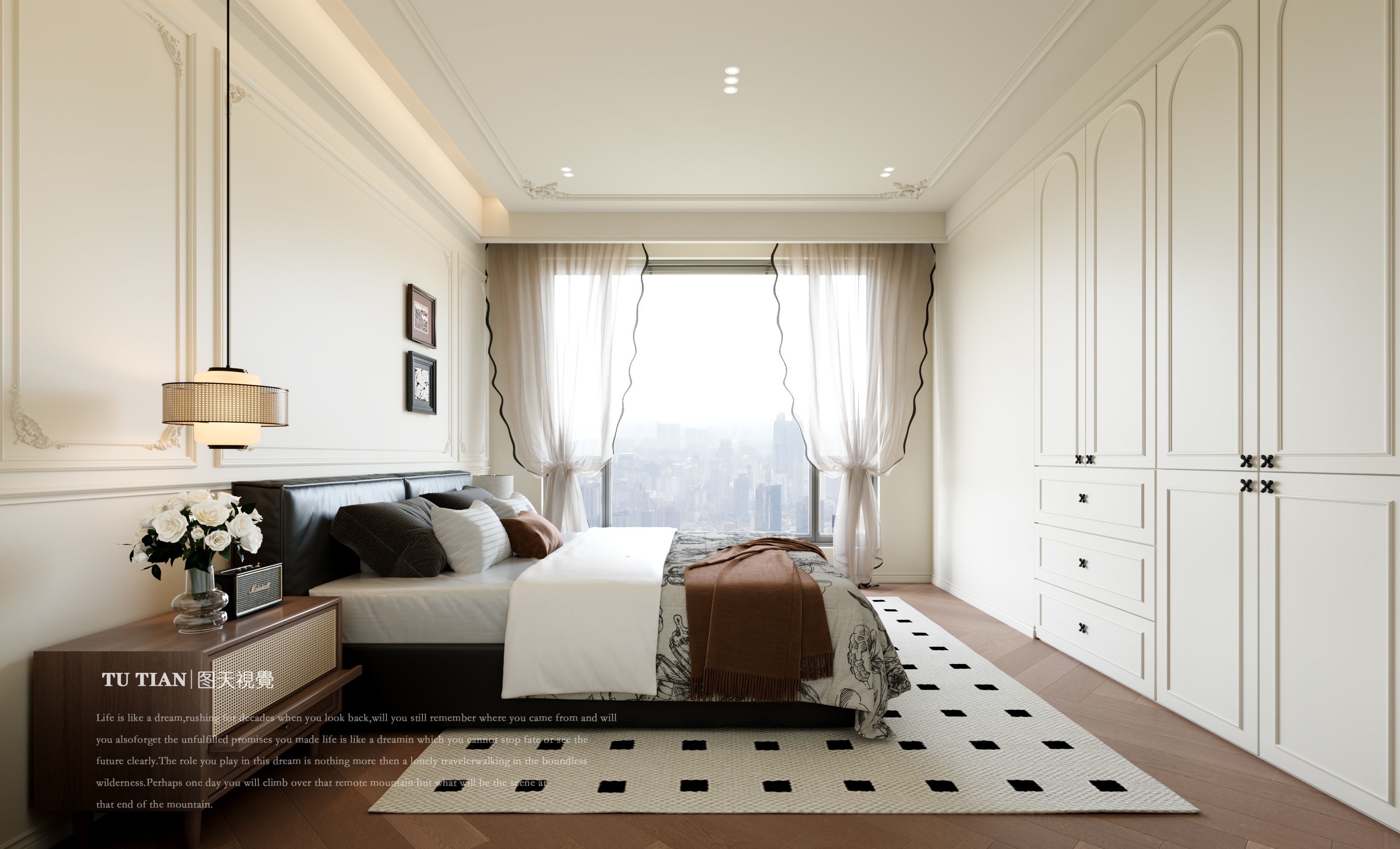 法式浪漫奶油  被光温柔包围的家-6