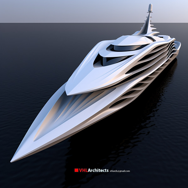 Ocean Monster Superyacht Futuristic SYF02-2