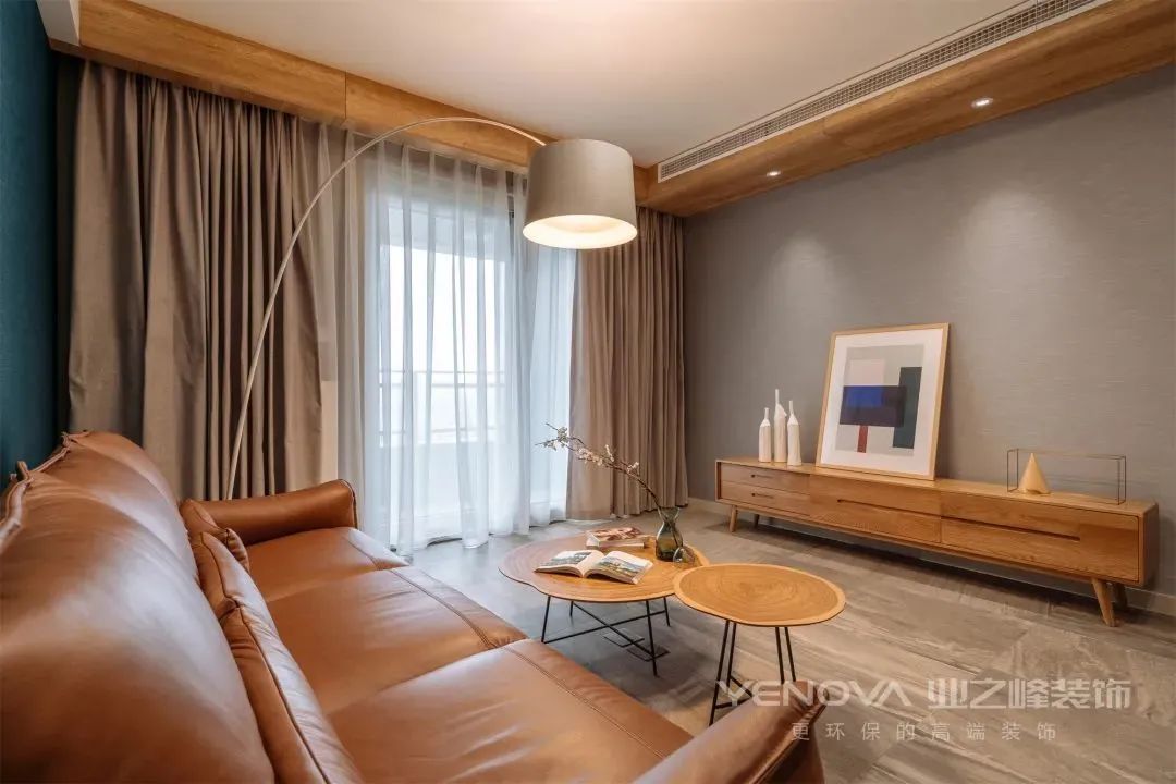 三利云锦现代简约家居设计丨业之峰-14