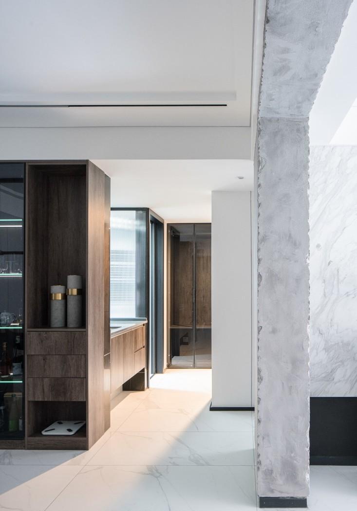 上海谷辰设计 · 平层空间的一抹春意江南-30