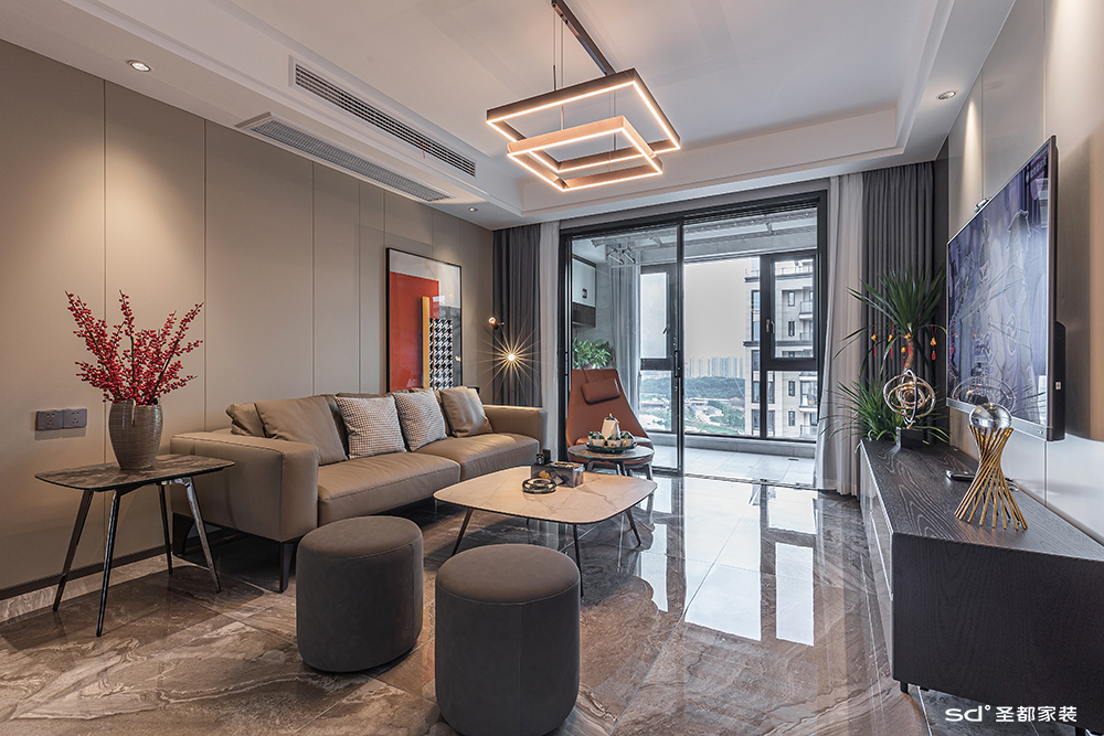 府上有景 夜雨观棠丨中国衢州丨圣都家居装饰有限公司-7