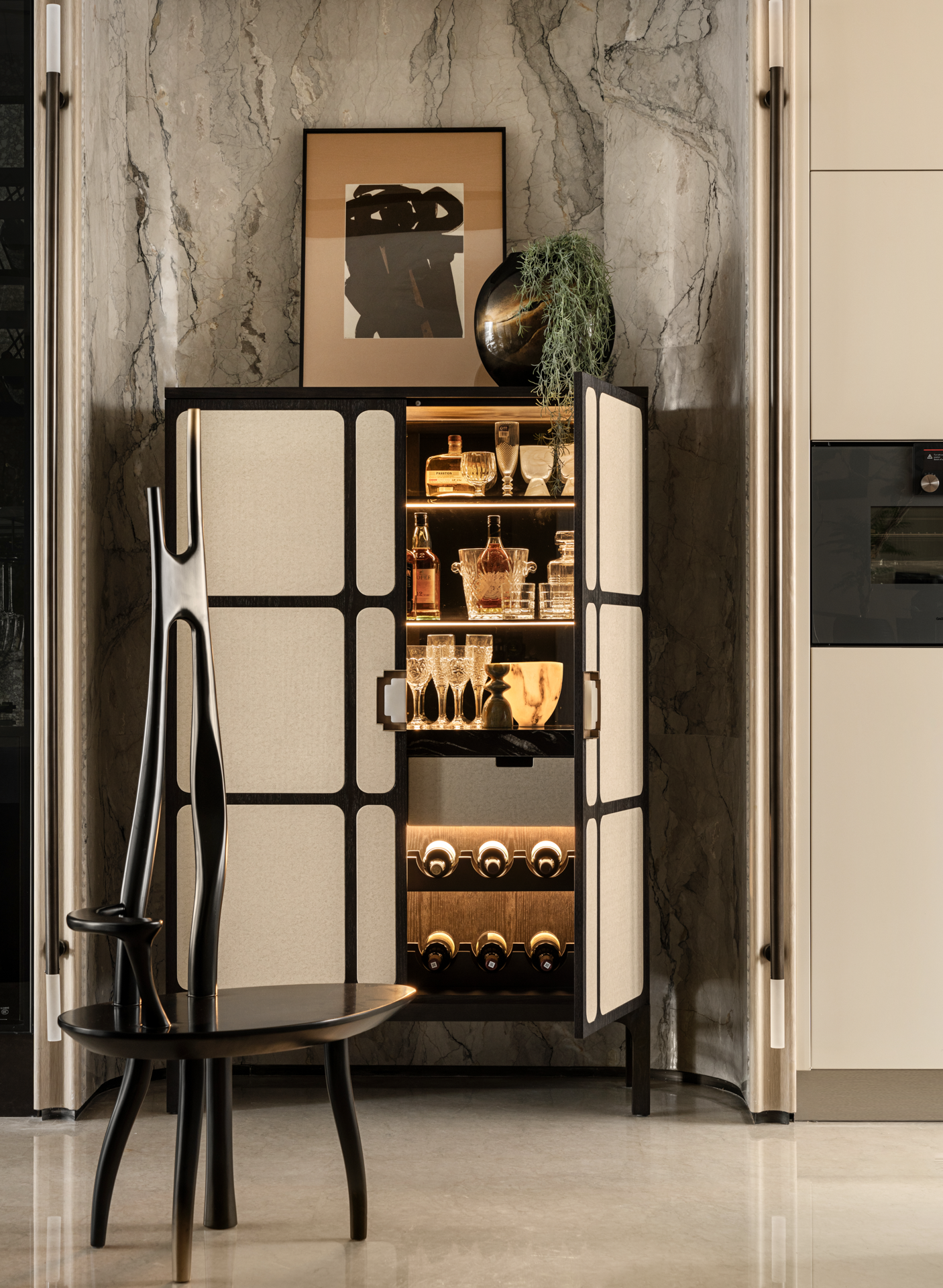 【IF DESIGN】新松弛主义丨杭州咏湖云庐中叠丨中国杭州丨软装IF DESIGN羽果设计-13