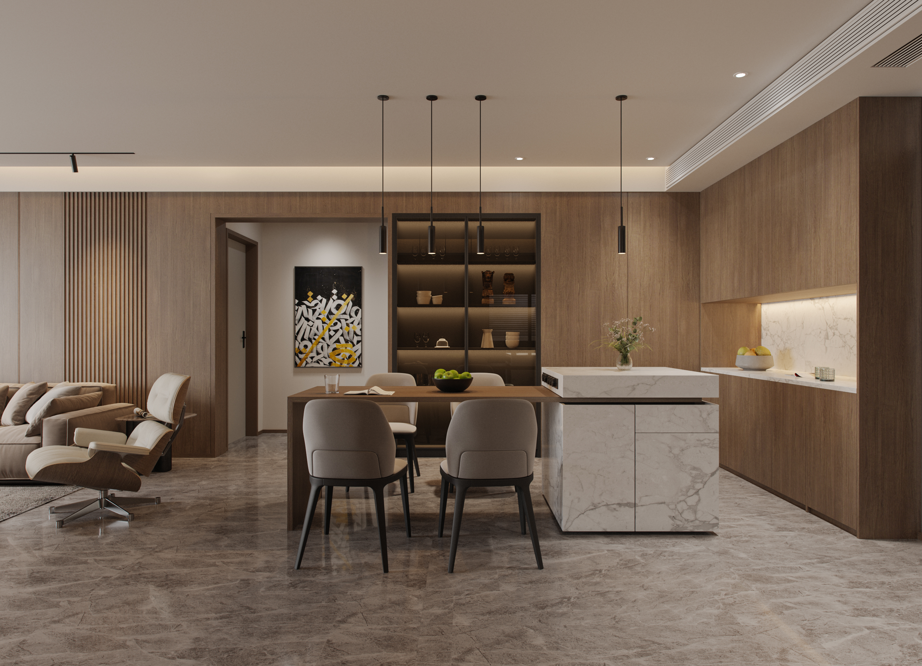 120平现代无主灯-6