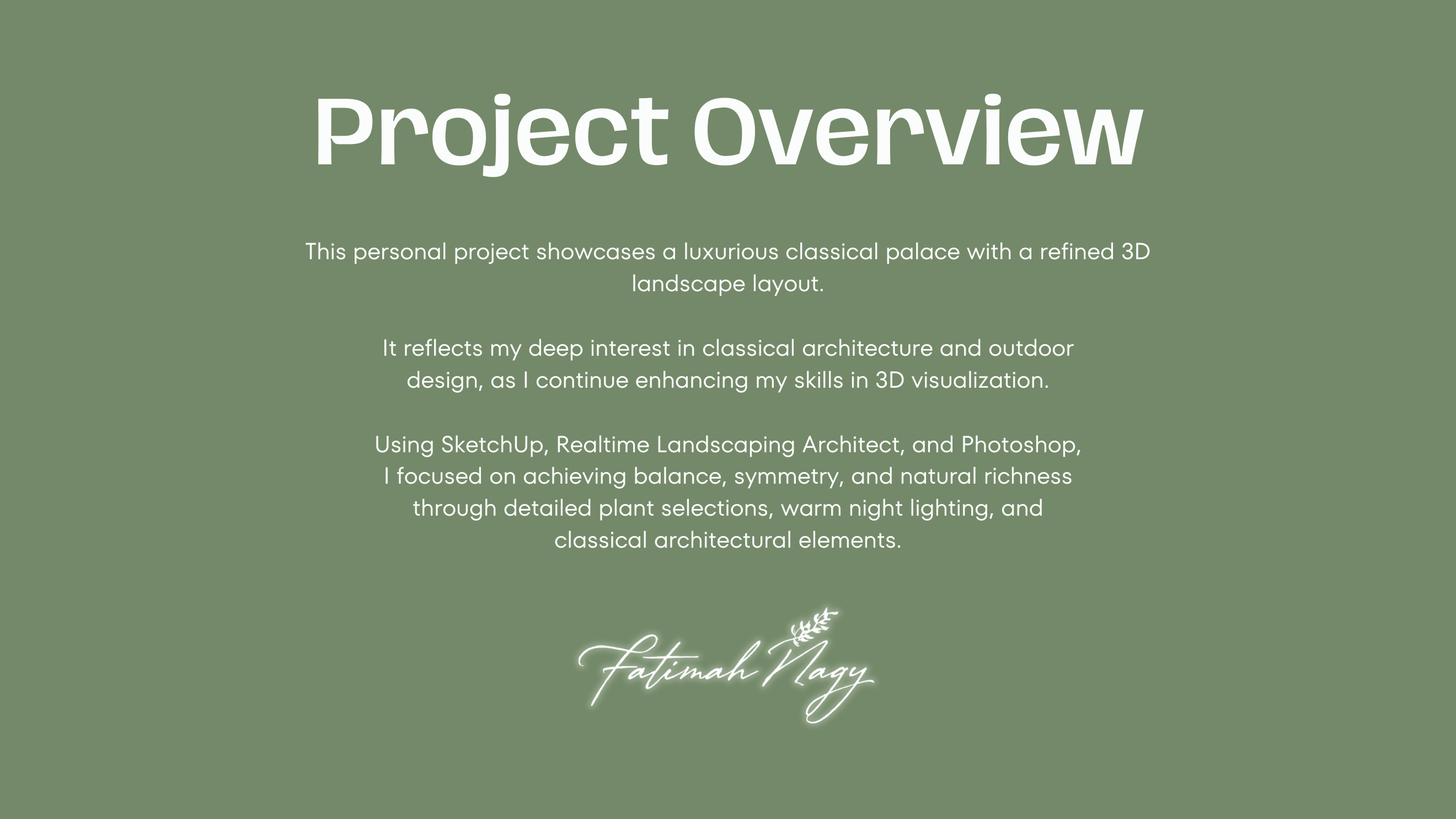 Classical Villa – 3D Landscape Design-1