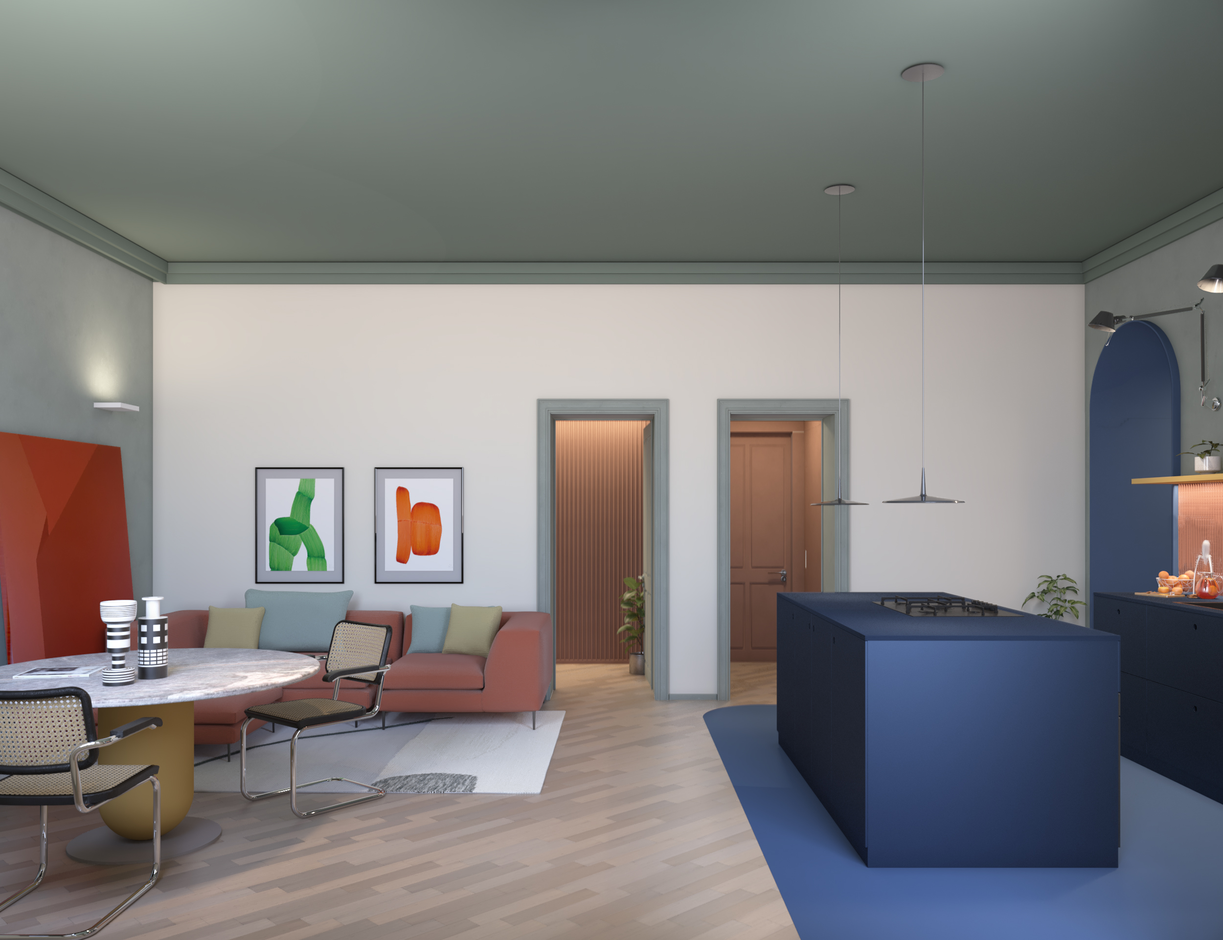 米兰复古优雅公寓设计丨意大利米兰-67