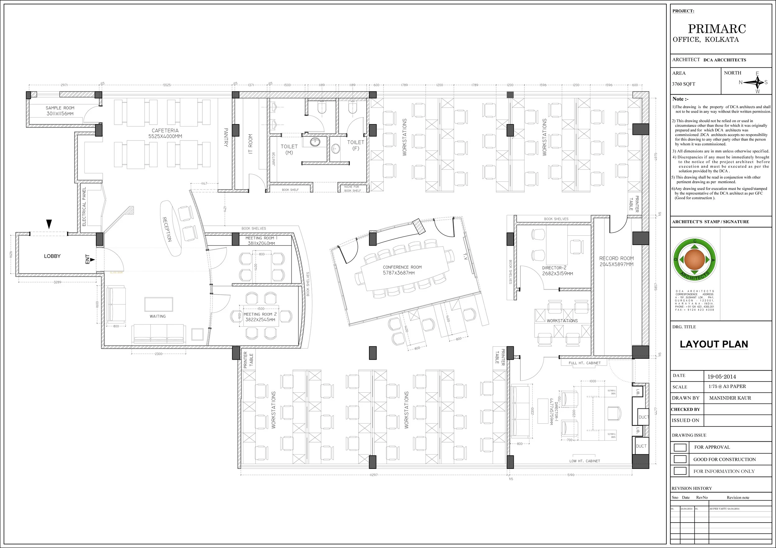 动态环保的印度 Primarc Office 设计-25