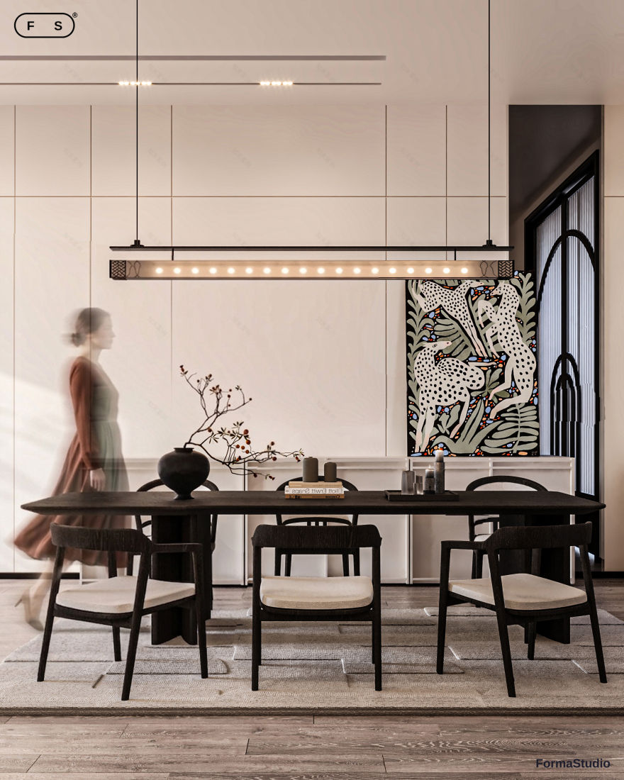 现代简约接待区(餐饮与起居空间)设计丨Forma studio-17