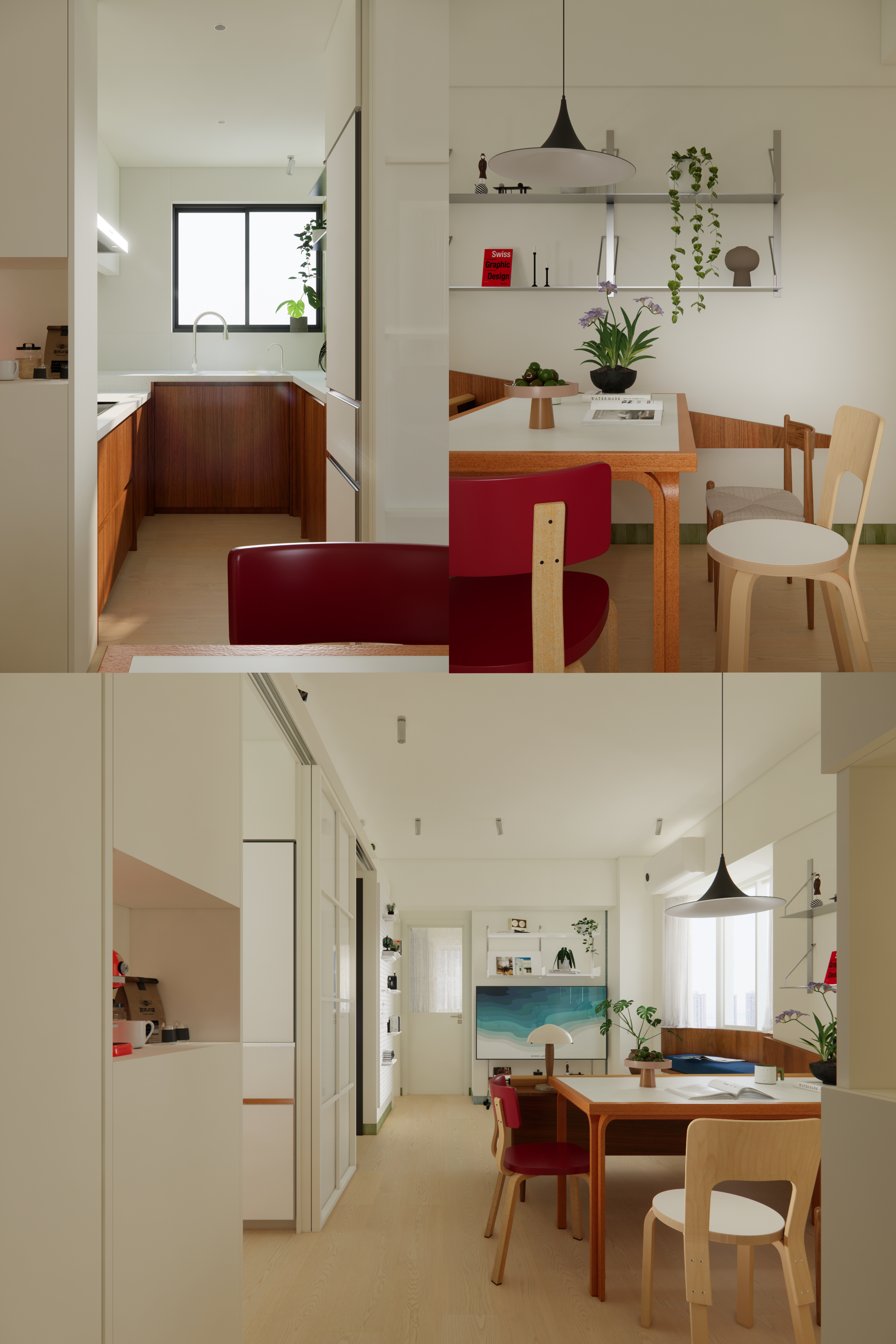 59㎡逆袭老破小！打工人的治愈系度假屋丨中国广州丨陈智超CZC DESIGN STUDIO-30