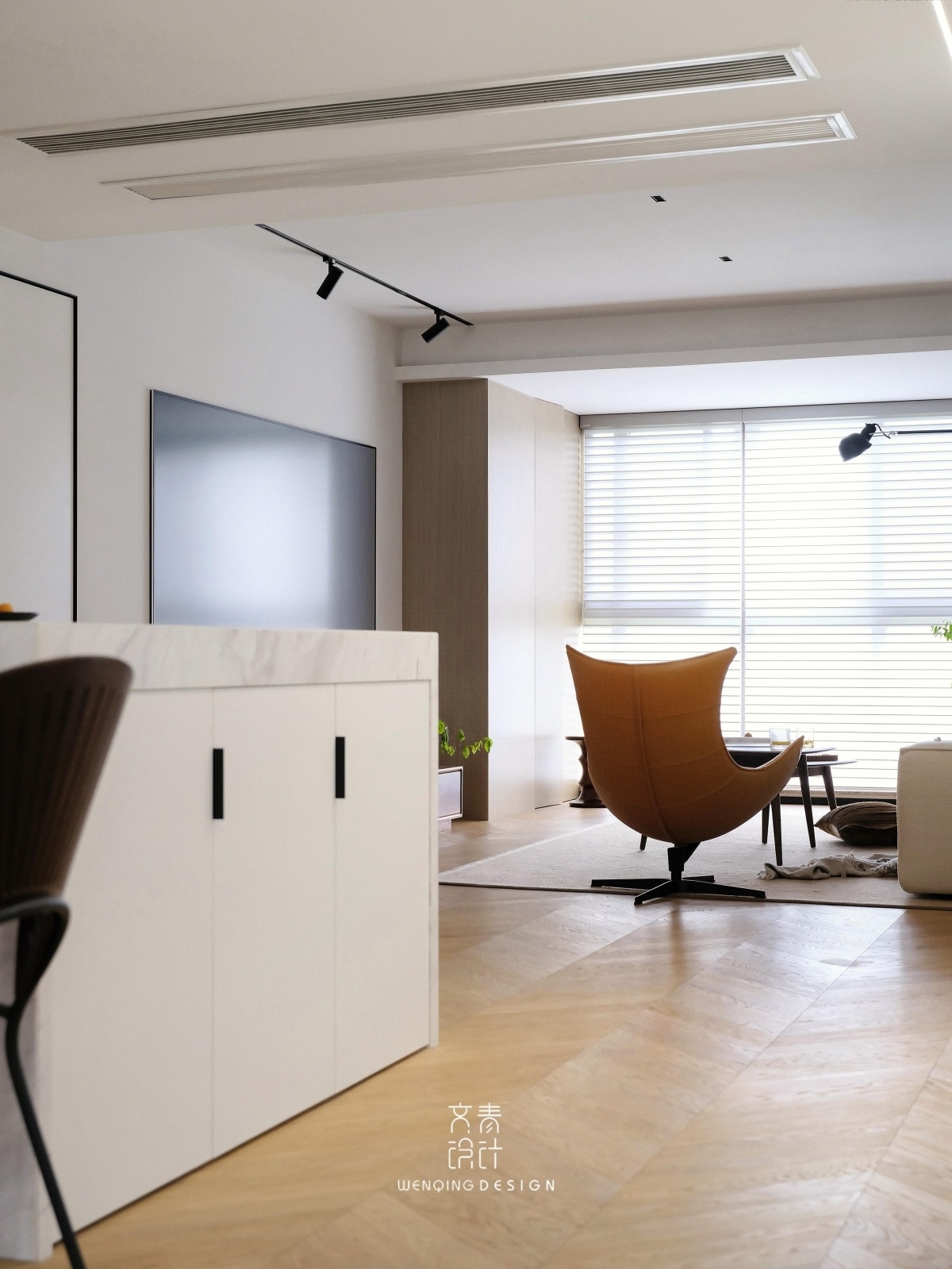 简约本心 | 胡桃木与亚麻的自然空间-30