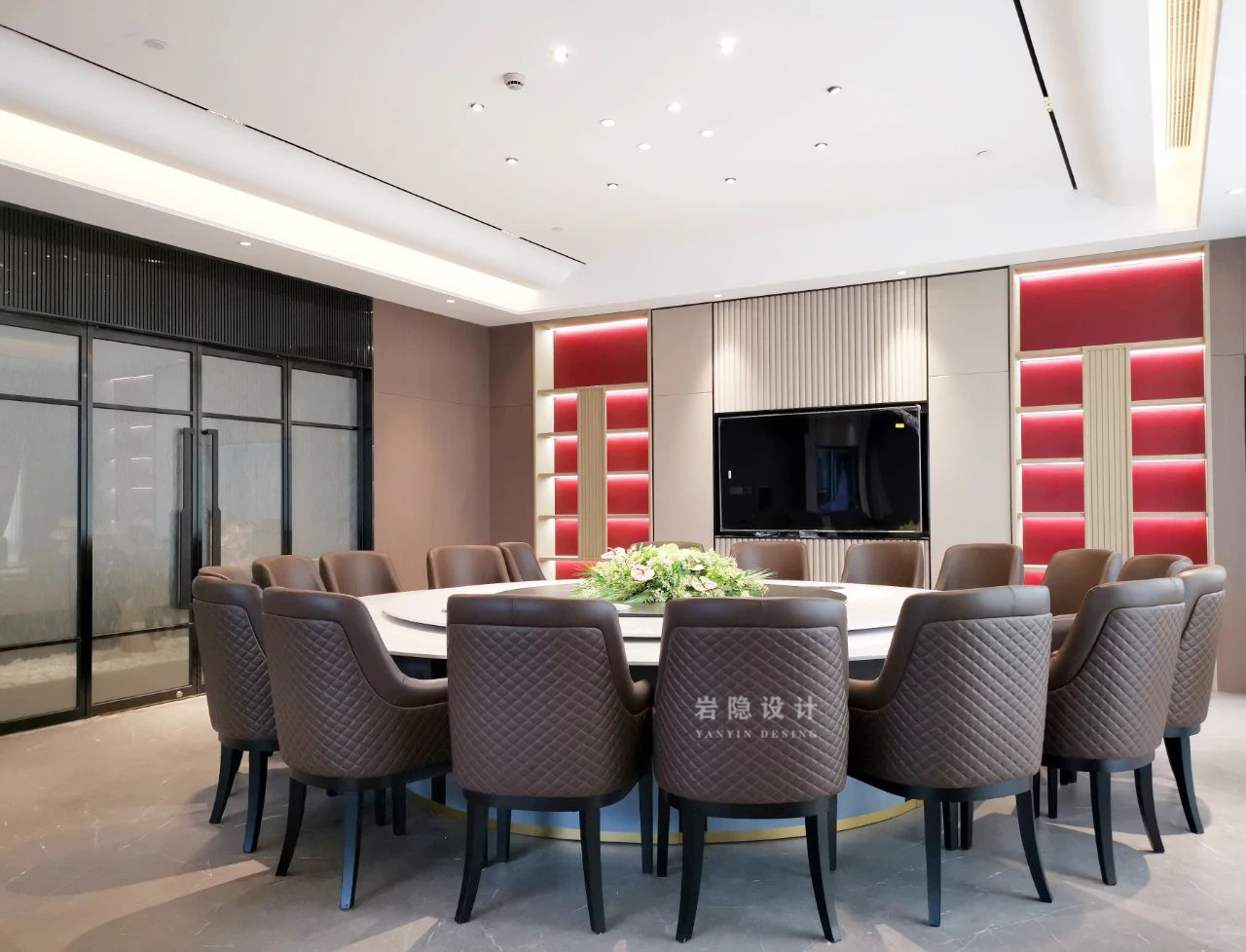 华丽集团办公楼与室内空间设计-35