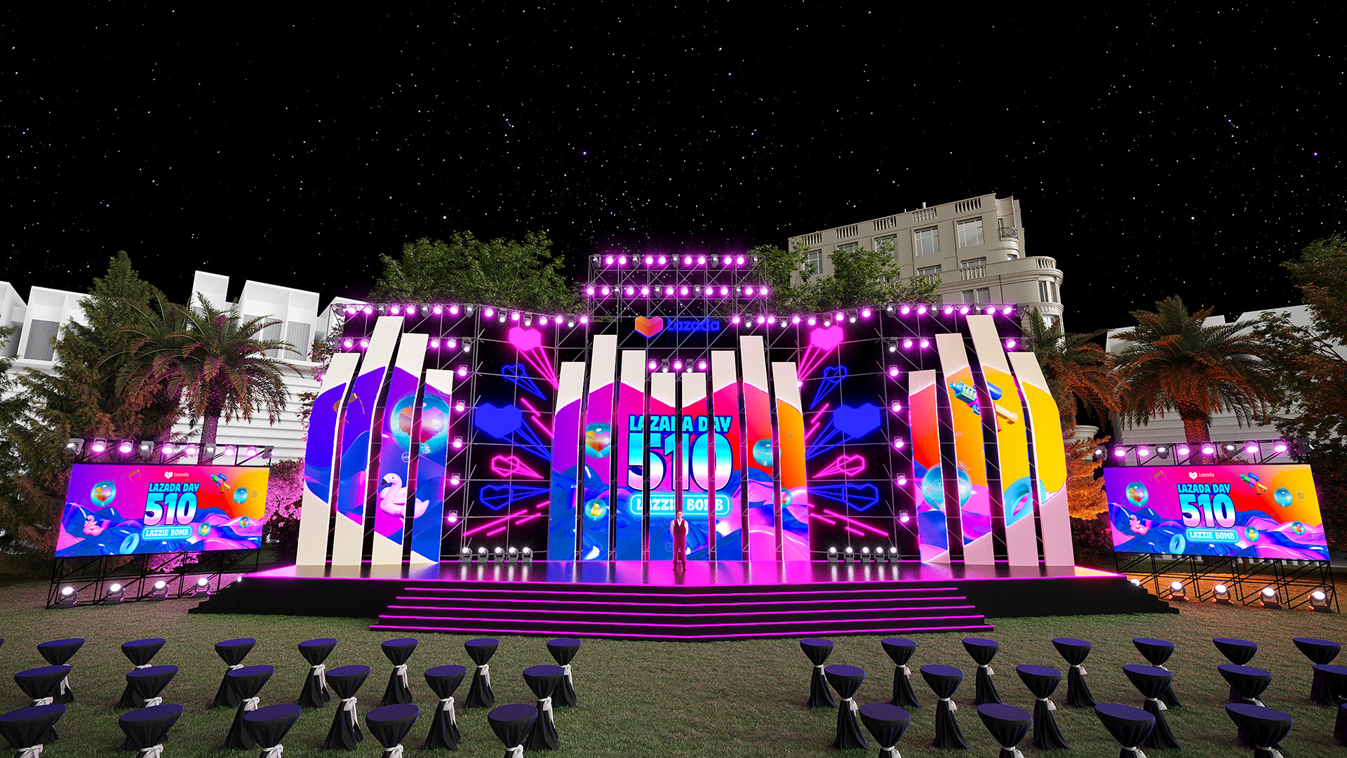 来赞达510大促（2024年）

注：LAZADA是东南亚地区知名的电商平台来赞达，DAY 510推测为该平台类似双11这样特定日期的促销活动，直译为510日表意不明，意译为510大促更符合语境 -5