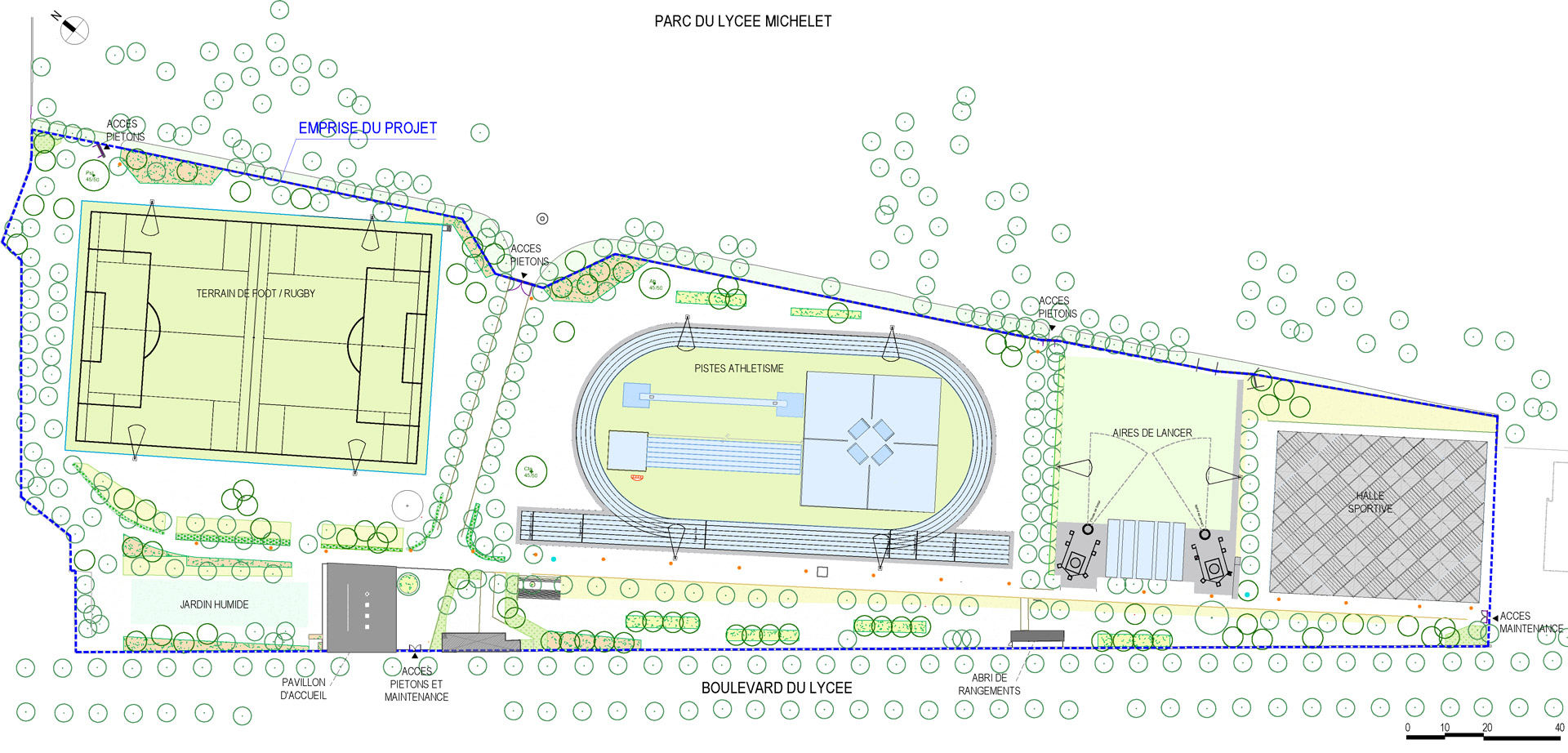巴黎附近体育建筑丨法国巴黎丨Explorations Architecture-50