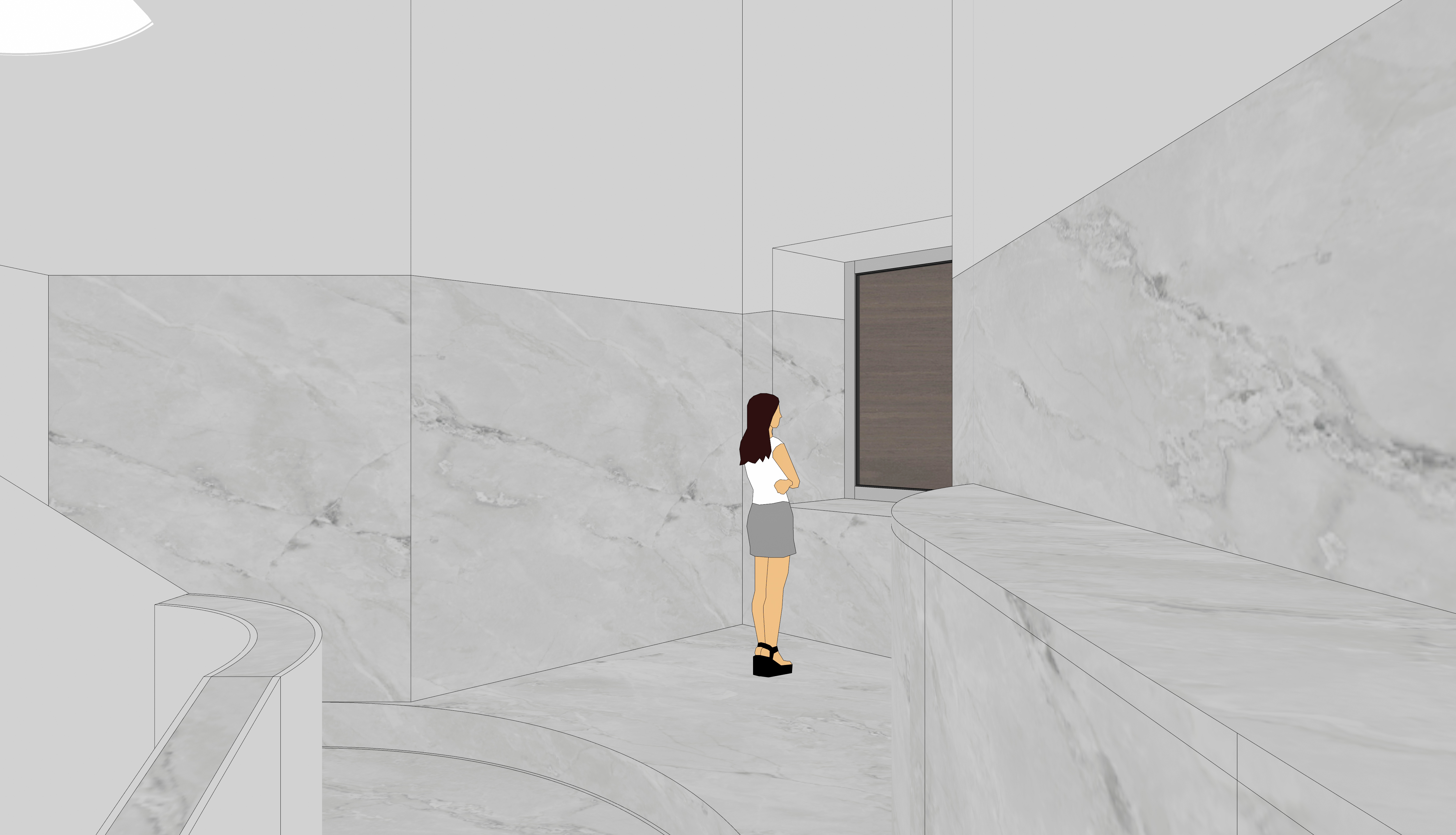 美术培训画室接待厅设计-25