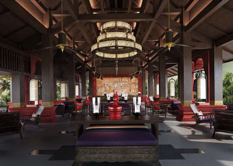 最新整理 西双版纳避寒皇冠假日度假酒店施工图+实景+效果2 61G-5-35