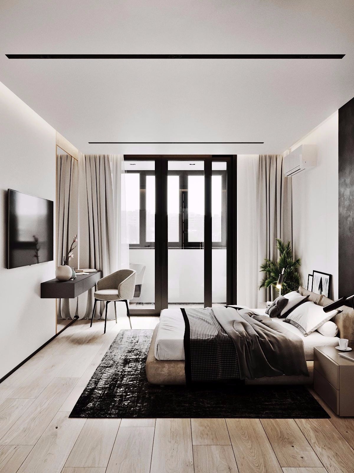 106㎡高级灰设计丨简直不要太爽-12