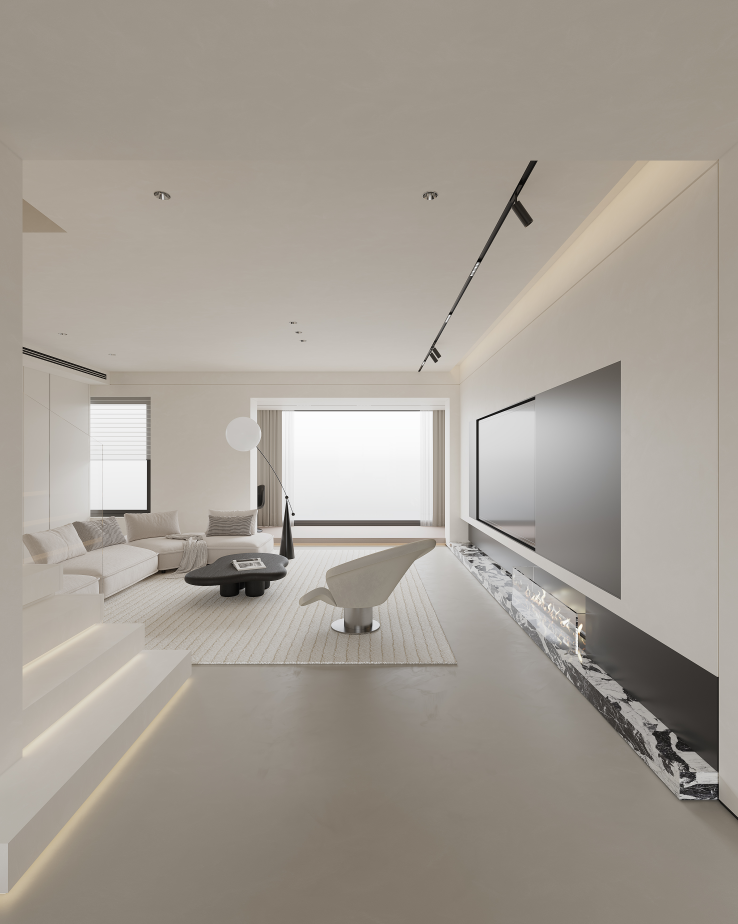 跃层极简住宅-9