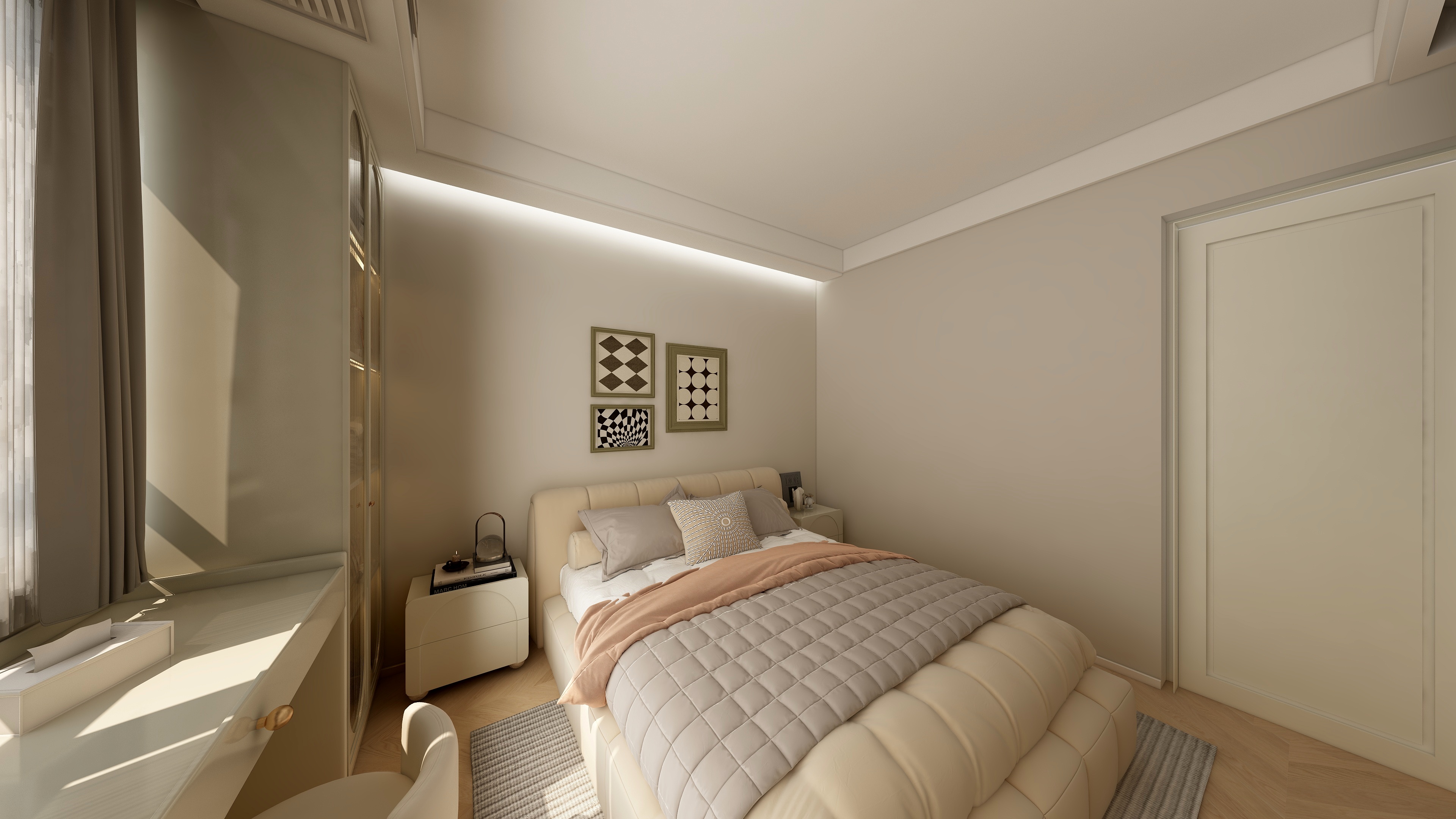 60M²原木奶油风两居丨中国上海-12