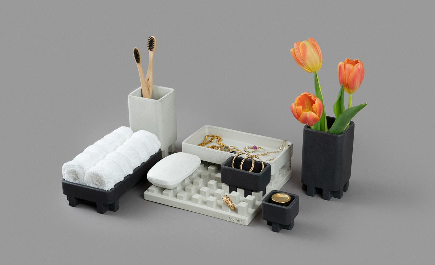 MESH混凝土收纳架丨Shift Studio-8