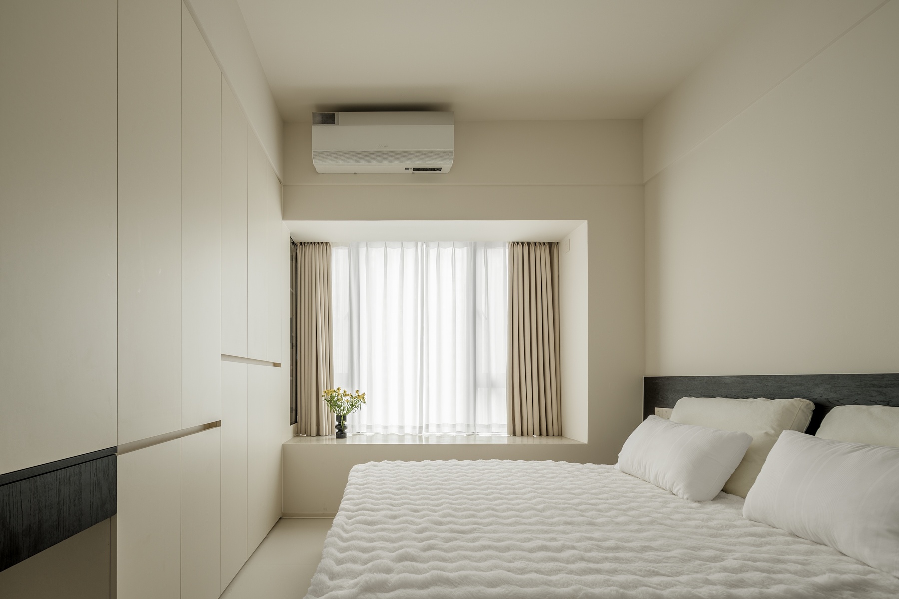 98㎡三房格局，动线重塑×收纳整合×简约奶油风-48