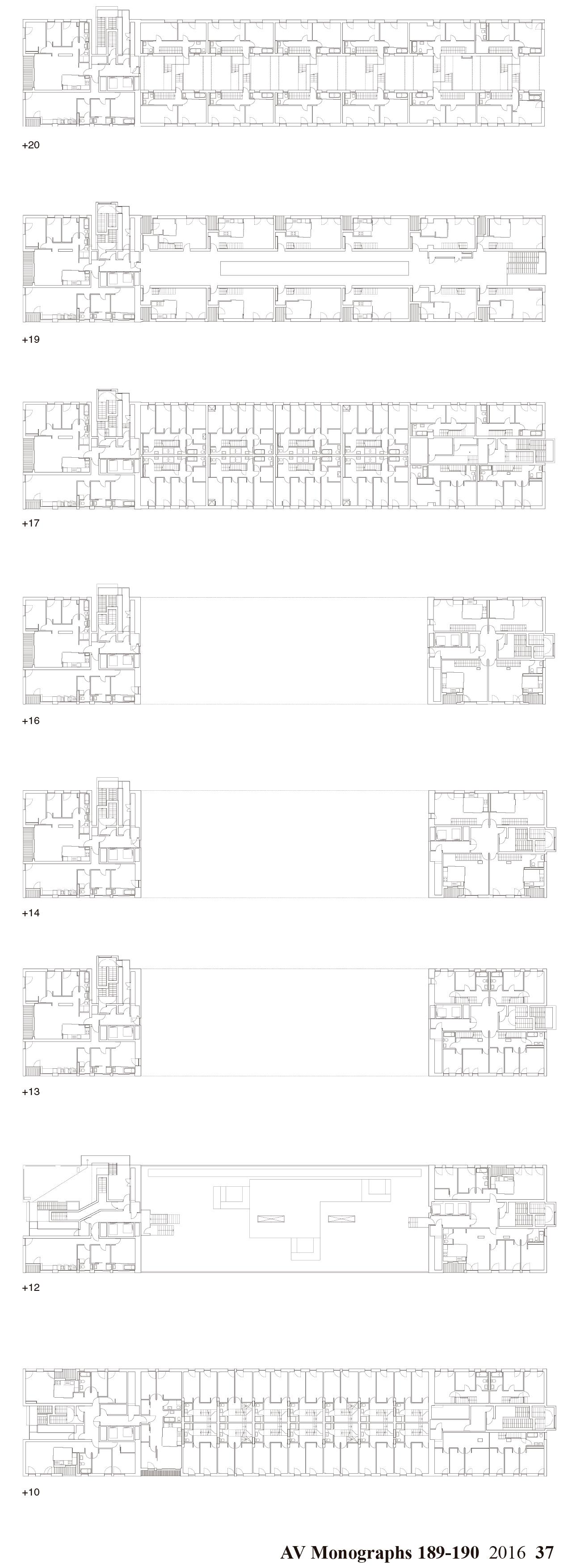 马德里“观景楼”住宅 | 模块化设计与公共空间的完美融合-16