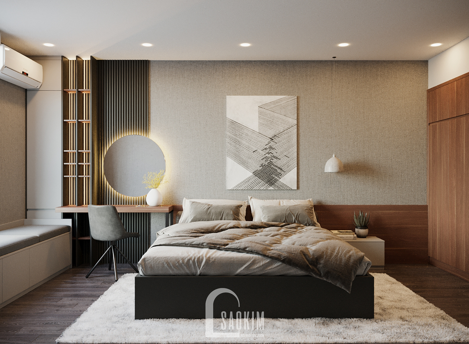 HPC Landmark 105 To Huu 公寓设计丨越南河内丨Sao Kim 家具解决方案有限公司-16