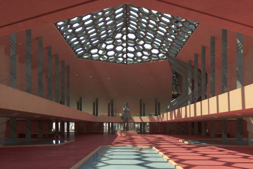 赖特未建成建筑的梦幻色彩视觉化丨Дэвид Ромеро-19