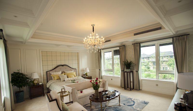 扬州溪上明堂268平米简欧风样板房设计-0