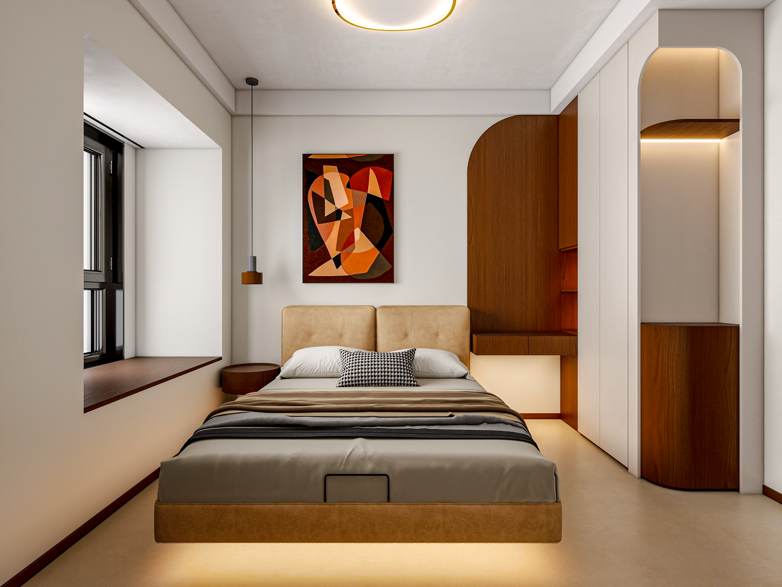 四川成都中海锦江城花涧（109平方中古风三居室）-29