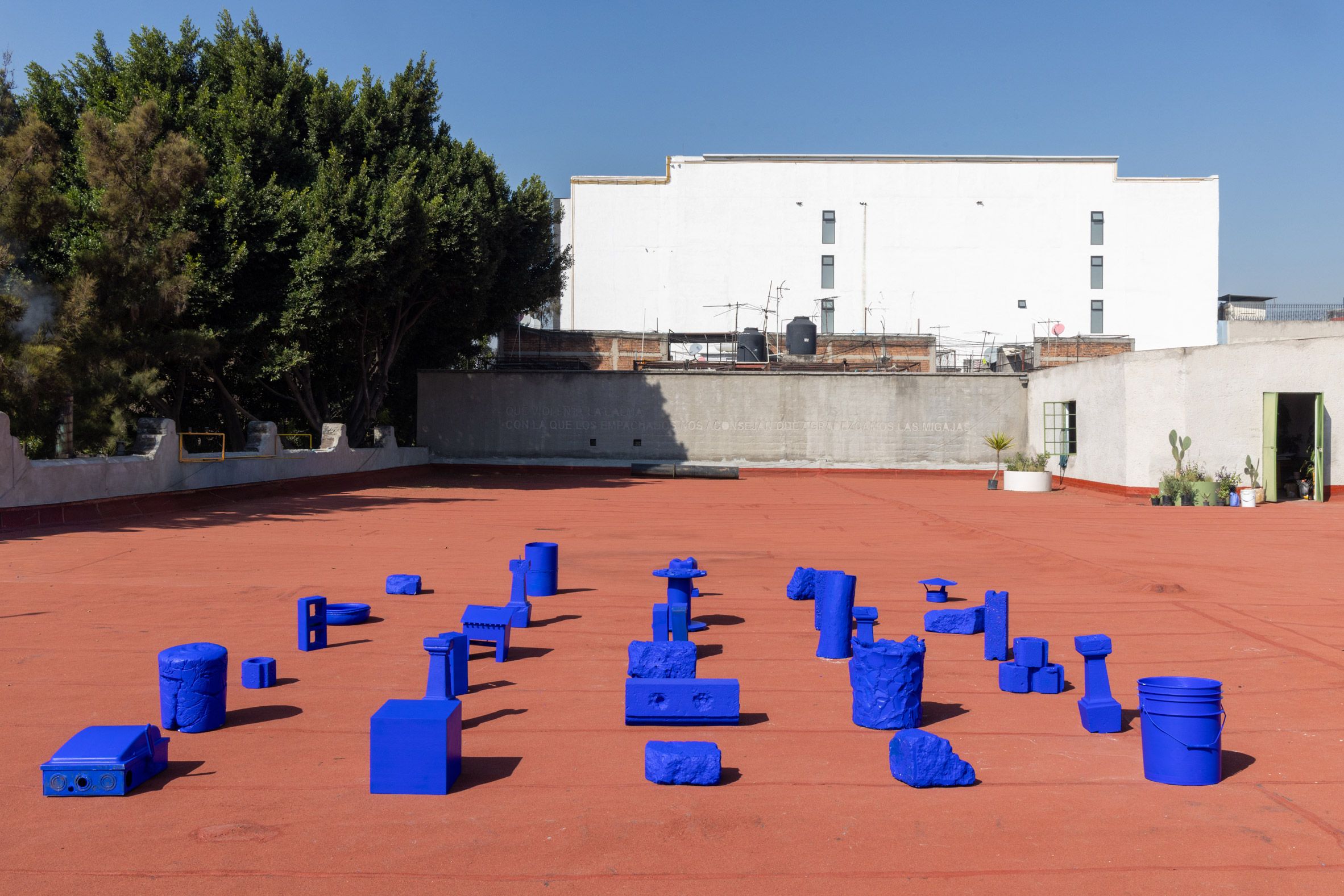 Architects respond to "excess and demolition" at Mexico City art week reuse exhibition-30