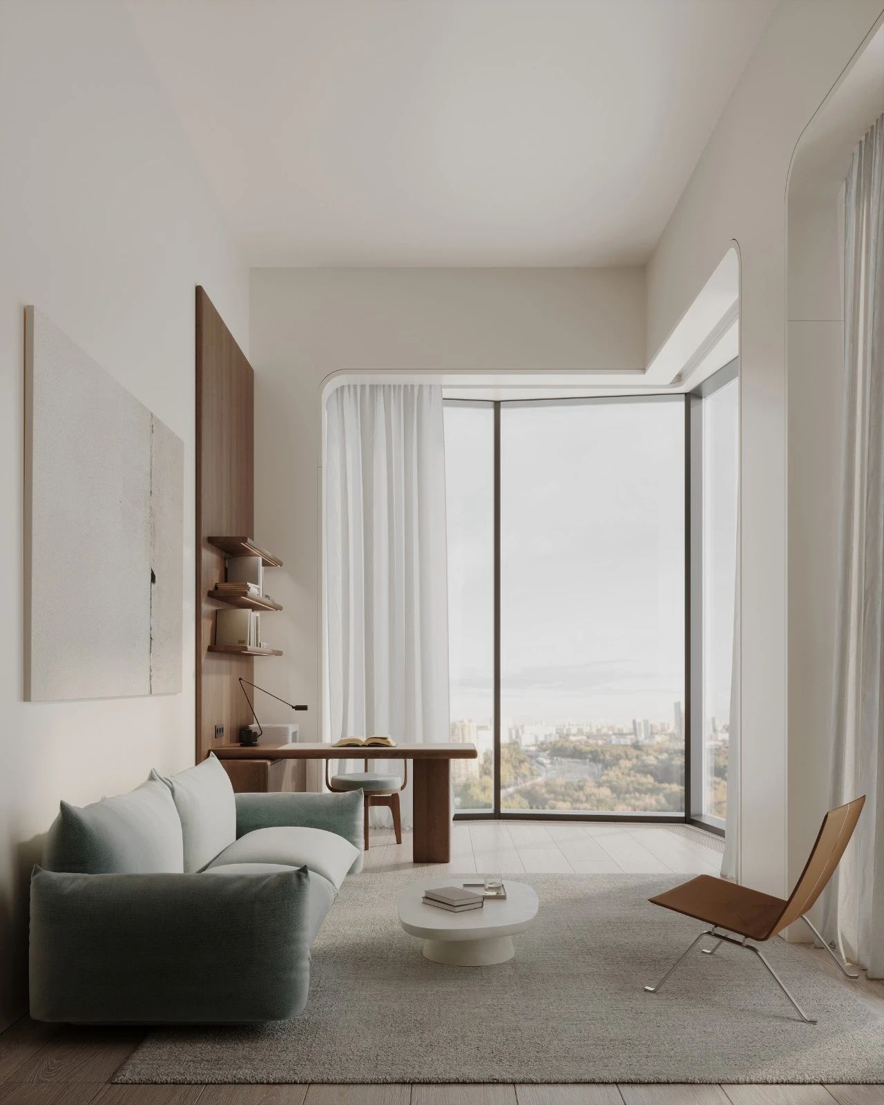 208㎡顶层大平层室内空间设计丨Babayants-38