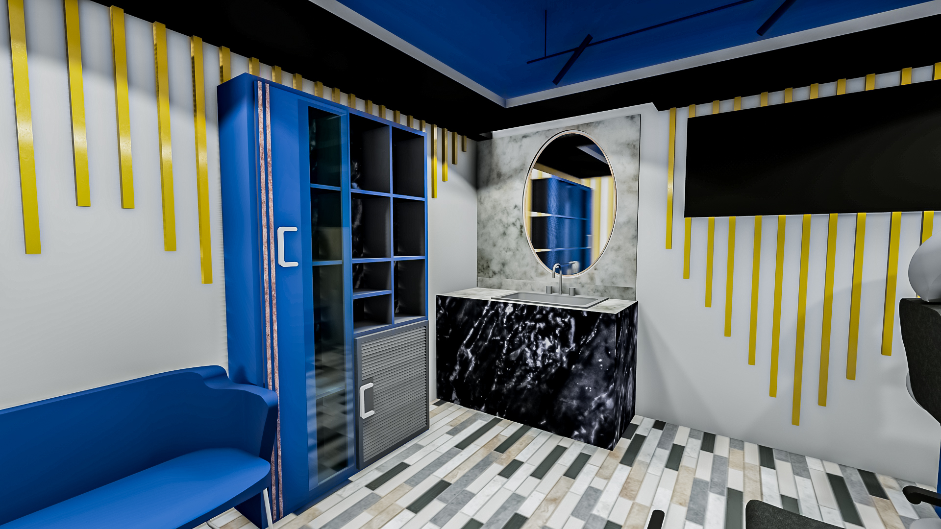 Interior design for a beauty salon-5