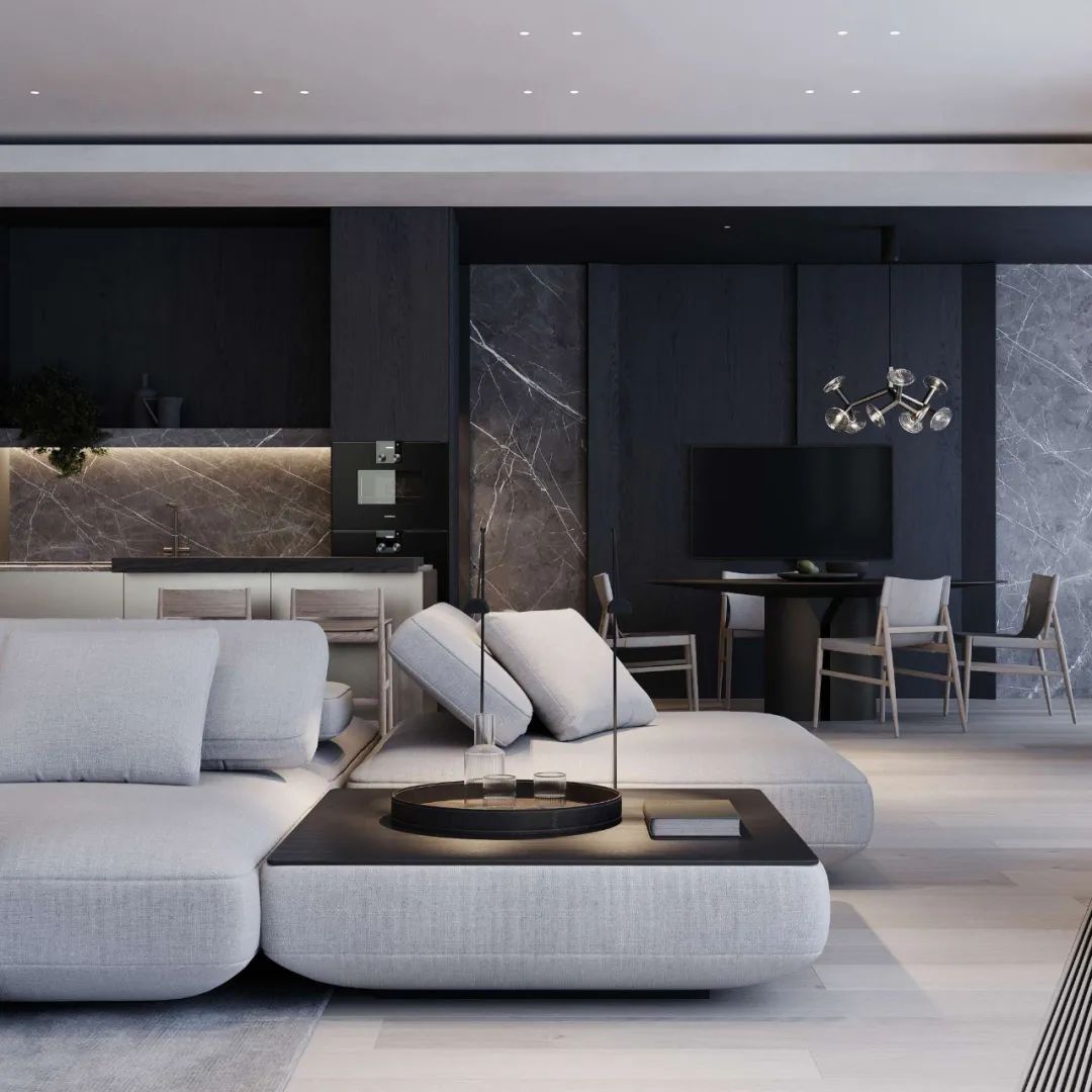 现代简约住宅设计丨АРТЕМ БАБАЯНЦ-12