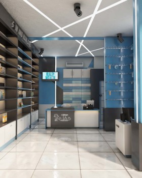 pharmacy interior desisn-2 proposals for elevation