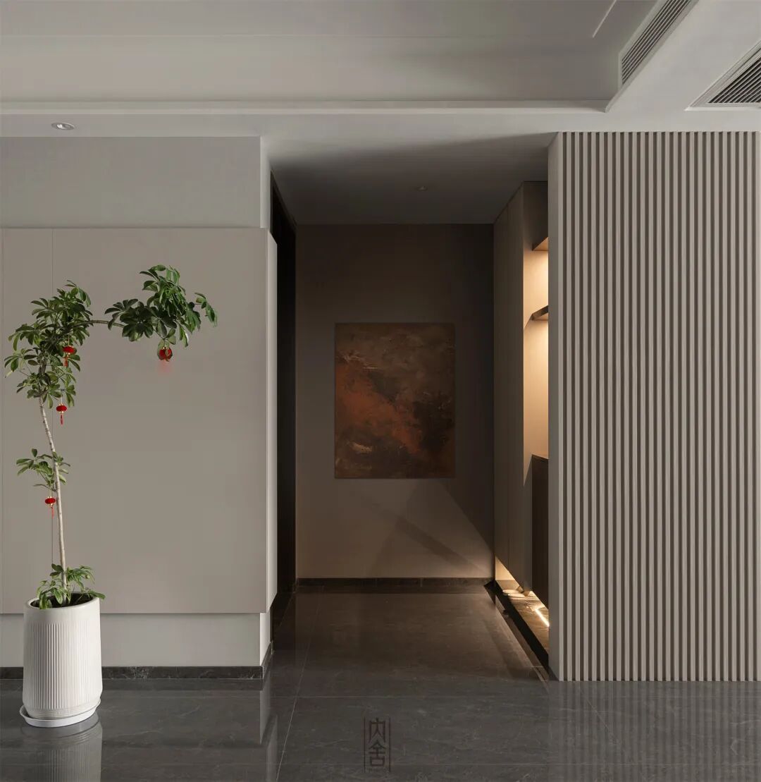 内舍软装丨190㎡意式轻奢，简约奢华持平，彰显内敛的空间气质！-7