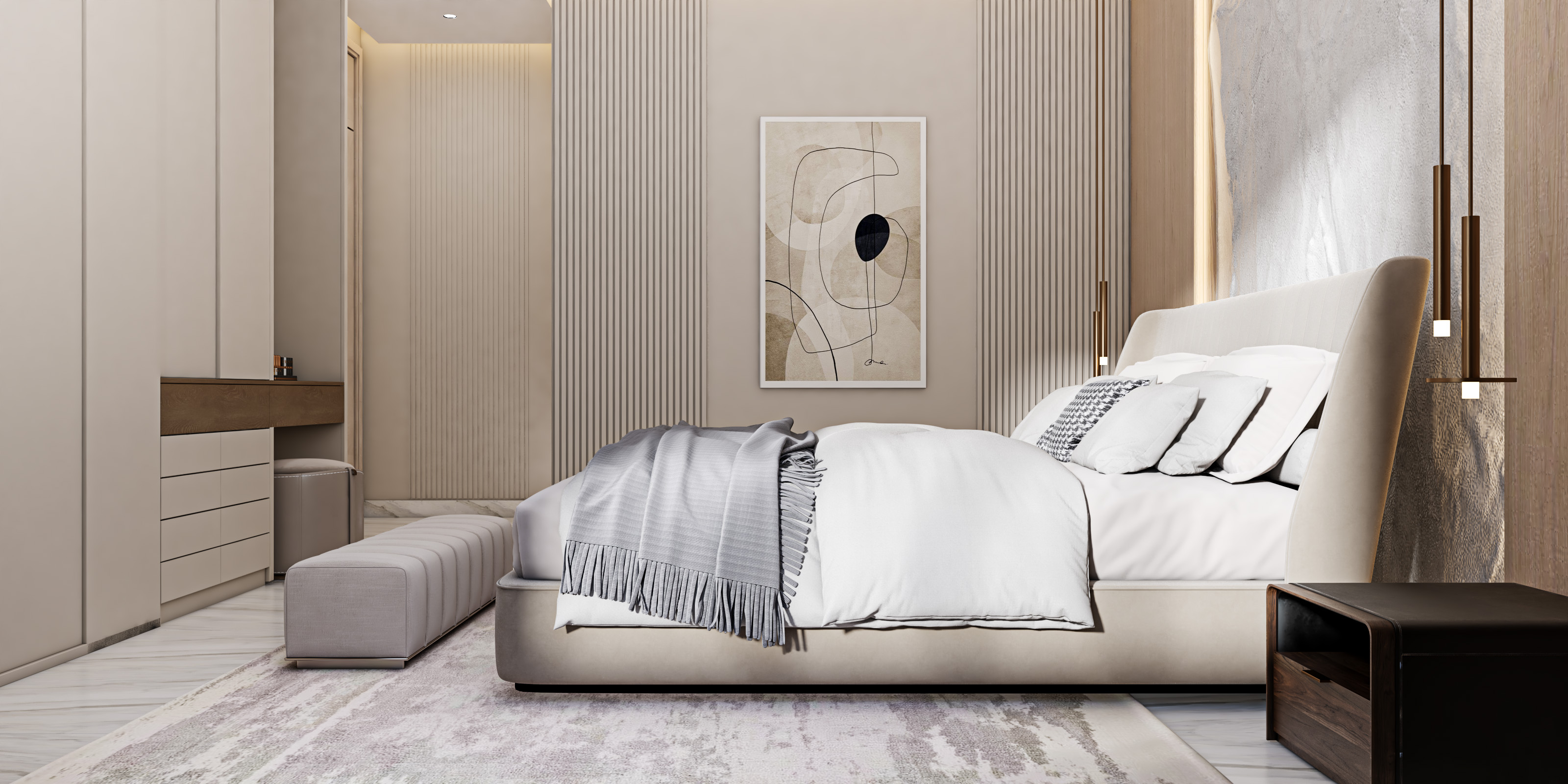 Bed Room & LivingRoom-2