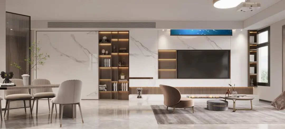 现代简约舒适住宅丨卢丹设计师-8