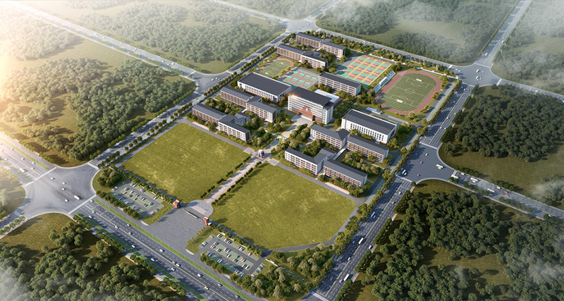 学校规划设计案例效果图-9