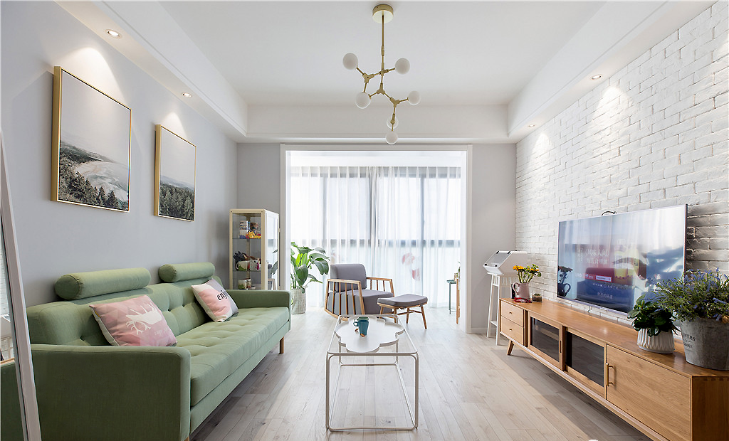 80㎡舒适北欧2室2厅，营造清新舒缓的生活格调-12