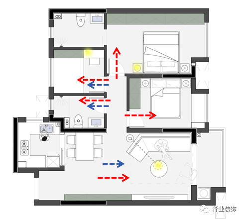 半岛九里 95㎡热装户型设计丨中国丨湖北仟业装饰-49